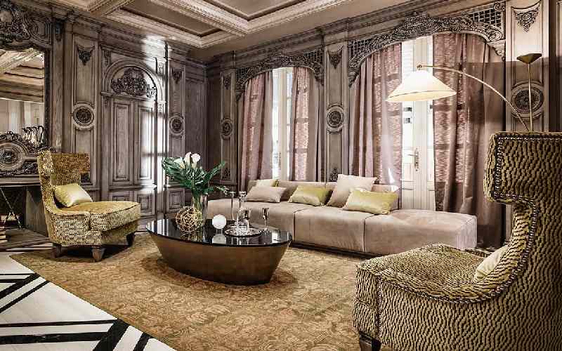 طیف رنگی مورد استفاده در طراحی داخلی نئوکلاسیک